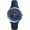 Bracelet de montre Fossil CH3072 Cuir Bleu 16mm